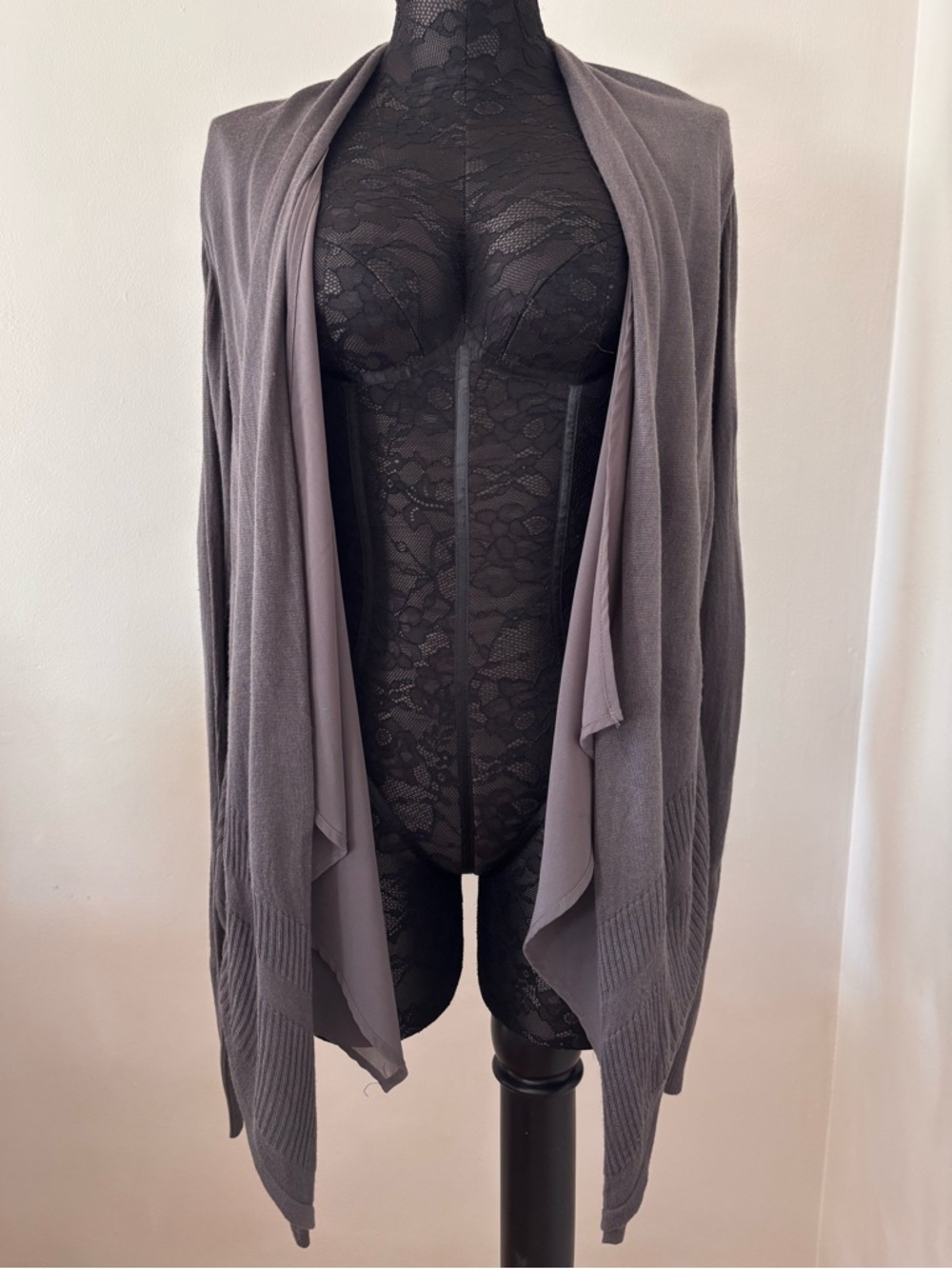 Simply Vera purple drape cardigan